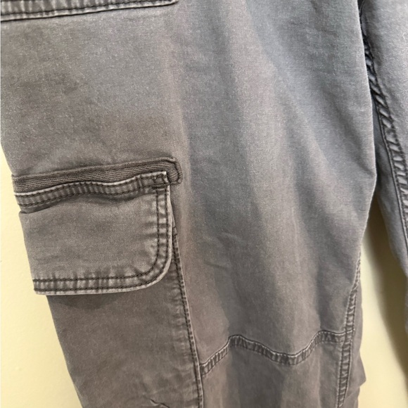 Hollister Low Baggy Cargo Pants 10L Long Gray EUC - Picture 4 of 11
